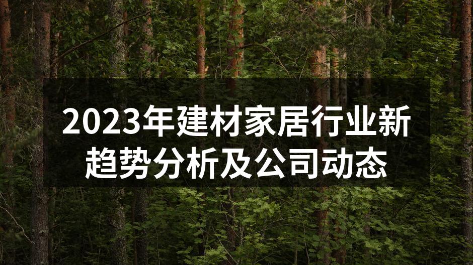2023年建材家居展会现场